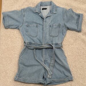 PrettyLittleThing Sky Blue Denim Jacket